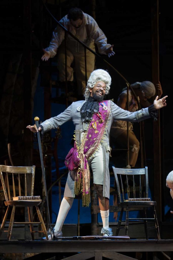 Jarrod Lee as the Baron in Candide with Washington National Opera. - Photo by Scott Suchman